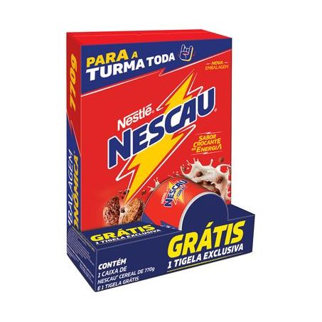 Cereal nestle nescau 770g + tigela grátis