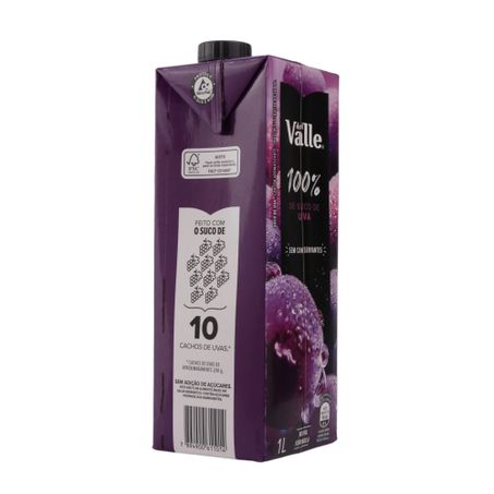 BEBIDA DEL VALLE 100% UVA TP 1L 360-21