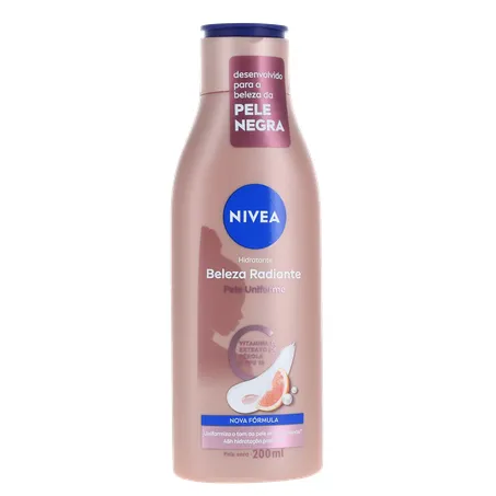 Hidratante Corporal Nivea Beleza Radiante Frasco 200ml 360-35