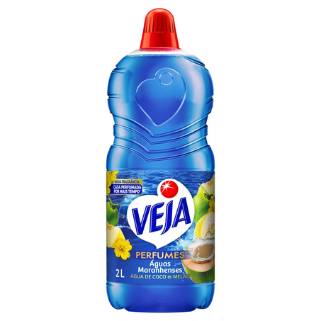 Limpador Perfumado Veja 2 Litros - Águas Maranhenses - Coco e Melão