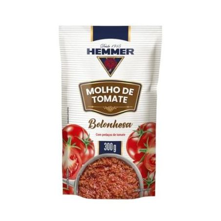 Molho de tomate hemmer sabor bolonhesa 300g