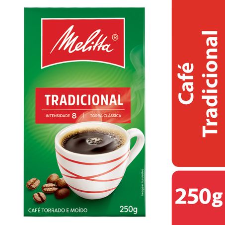 CAFÉ TORRADO E MOÍDO TRADICIONAL MELITTA 250G