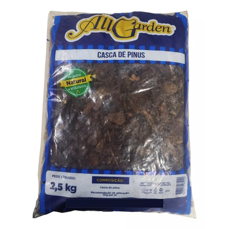 Casca de Pinus para Orquidea All Garden 2,5Kg