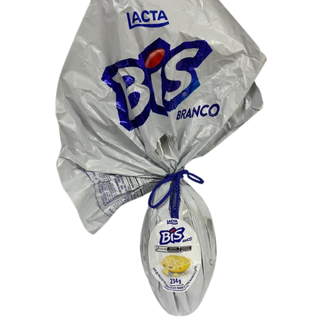 Ovo lacta bis branco 234gr