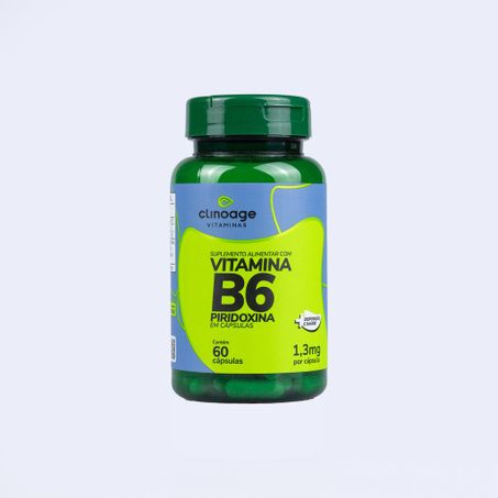 VITAMINA B6 500MG 60CAPSULAS CLINOAGE