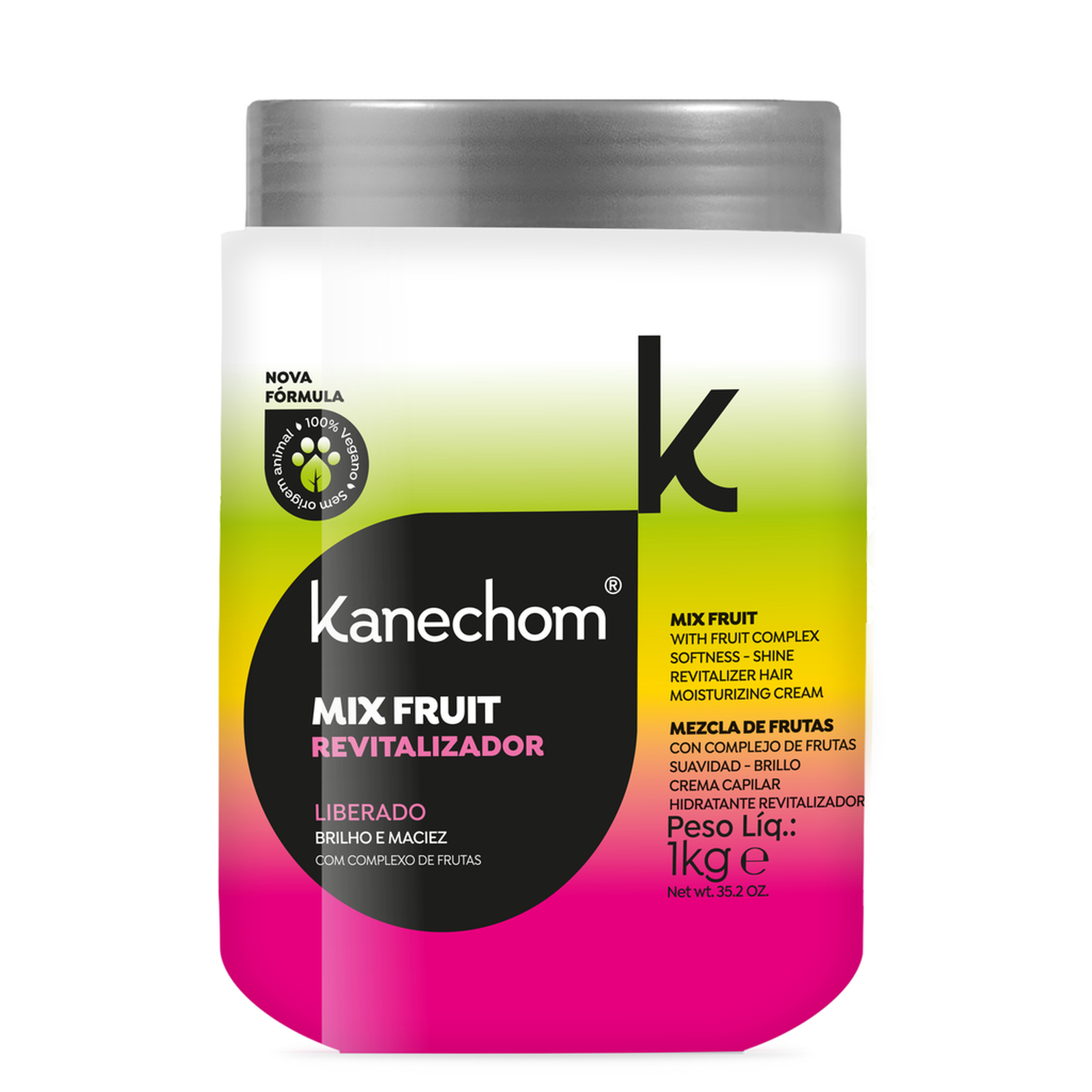 Creme Capilar Kanechom Mix Fruit Revitalizador 1Kg