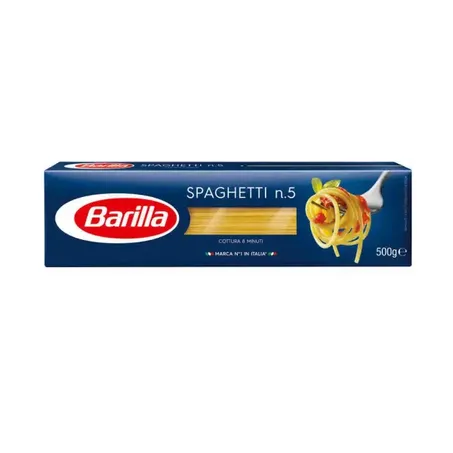 MASSA BARILLA SPAGHETTI N5 500G