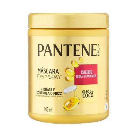Máscara Fortificante Pantene Cachos Hidra-vitaminados 600ML