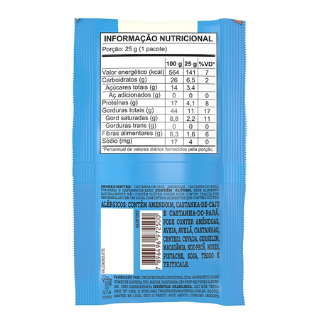 Snack Saudável de Castanhas Mãe Terra 25g 360-4