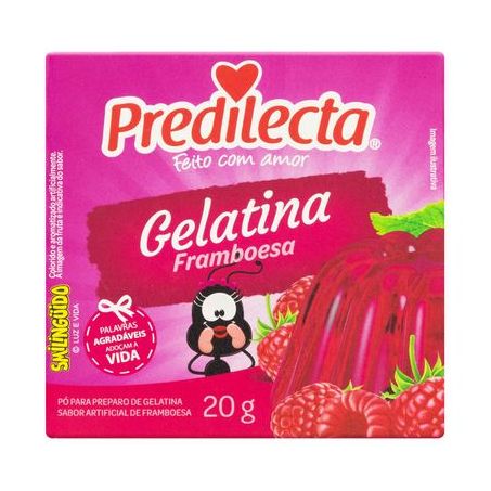 GELATINA PO PREDILECTA 20G FRAMBOESA