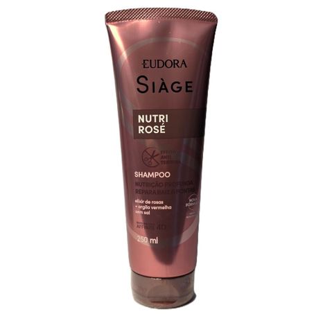 Shampoo Eudora Siàge Nutri Rosé Squeeze 250ml