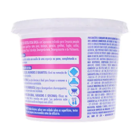 Sabão Pasta Cristal Rosa 500g 360-17