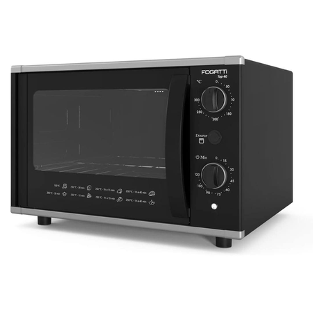 FORNO ELÉTRICO FOGATTI BLACK TOP 40L 220V