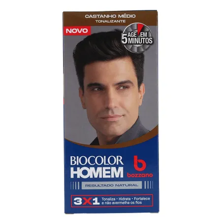 Coloração Biocolor Homem Bozzano Castanho Médio 360-0