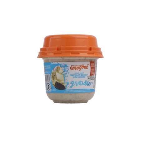 Creme Bom Princípio Sabor Chocolate Branco com Cookies  Pote 160gr 360-57