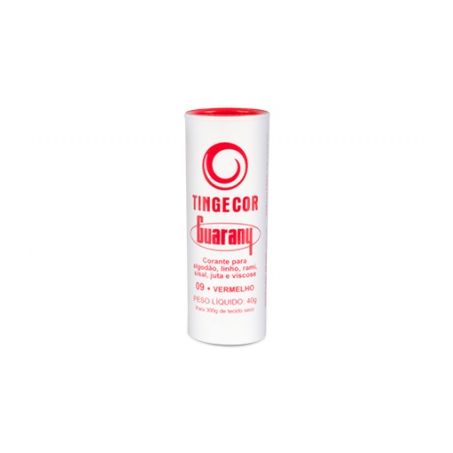 Corante tingecor guarany vermelho 40g