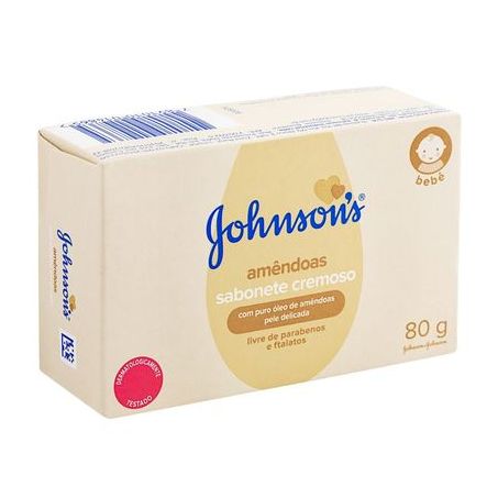 SABONETE JOHNSON BABY 80G OLEO AMENDOAS1