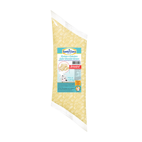 SANTA CLARA RECHEIO CHOCOLATE BRANCO 1,01 KG      