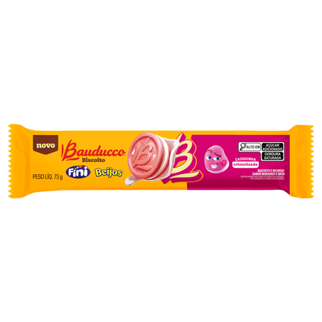 Biscoito Bauducco Fini Beijos 73g