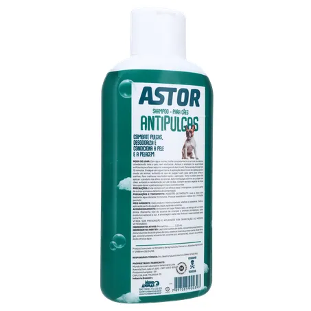 SHAMPOO ASTOR ANTIPULGAS PARA CAES 500ML 360-16