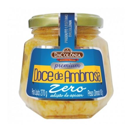 DOCE DE AMBROSIA ZERO DA COLÔNIA 250G