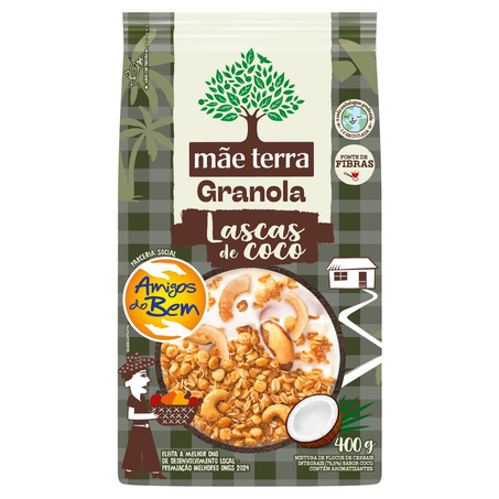 Granola Mãe Terra 400g - Lascas de Coco
