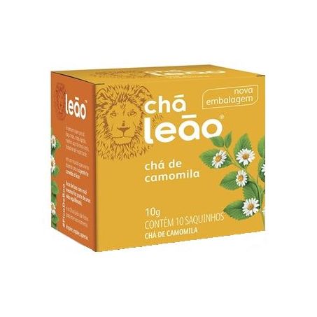 CHÁ CAMOMILA LEÃO C/10 SAQUINHOS