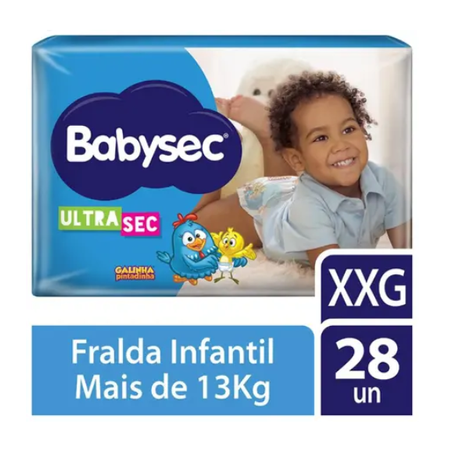 Fralda Xxg Babysec Ultrasec Pacote 28UN