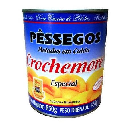 PESSEGOS CROCHEMORE 450G METADES ZERO