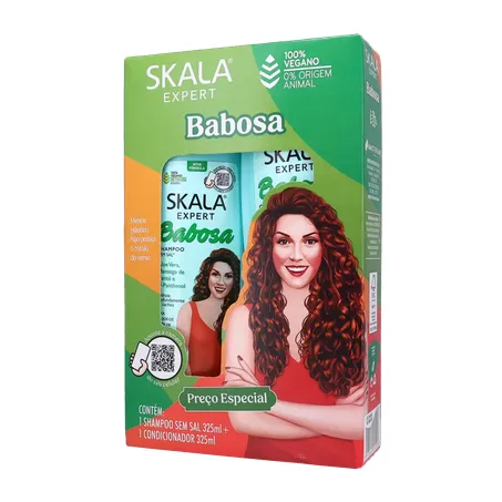 Kit Skala Babosa Shampoo 325ml e Condicionador 325ml 
  360-2