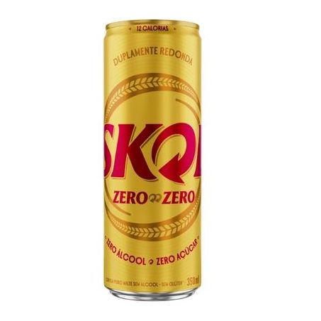 Cerveja Skol Lata 350ml Zero