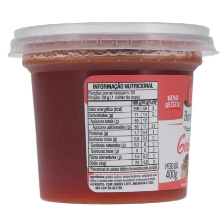 Doce cremoso bom princípio goiaba 400g 360-3