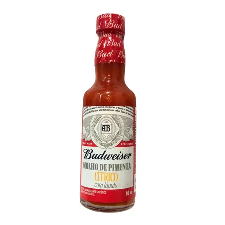 MOLHO DE PIMENTA CITRICO 60ML - BUDWEISER