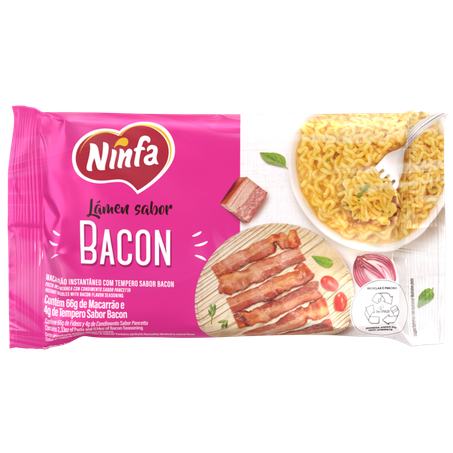 Macarrao Instantaneo Ninfa Bacon 70g