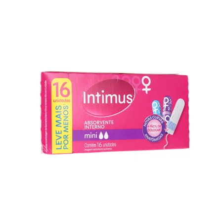 Absorvente Interno Intimus Mini Leve 16 Pague 15 Unidades 360-33