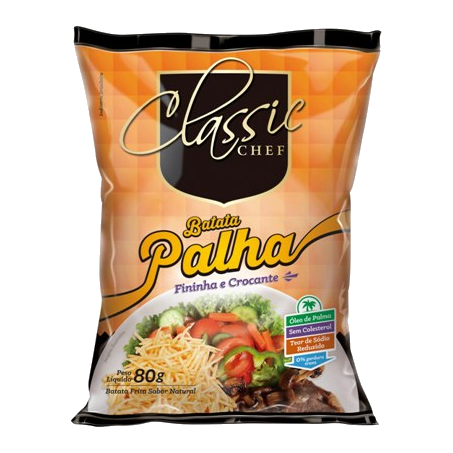 BATATA PALHA CLASSIC CHEF 80G. NATURAL