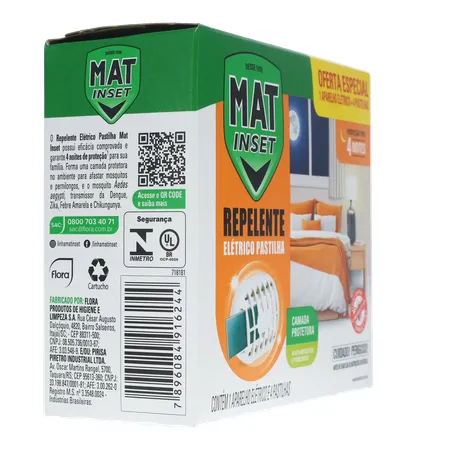 Inseticida mat inset apar c/4 pastilhas 360-30