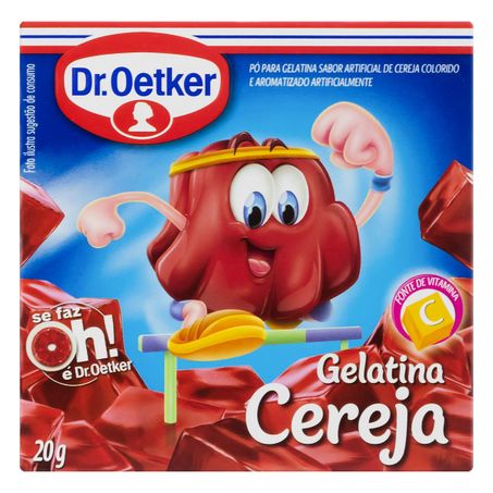 GELATINA EM PÓ CEREJA DR. OETKER