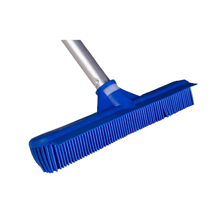 VASSOURA VARRE SECA MAXIRODO 34CM C/ CABO BRALIMPIA MXR34AZ