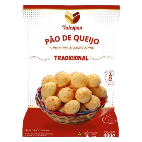 Pao de queijo valespan tradicional 400g