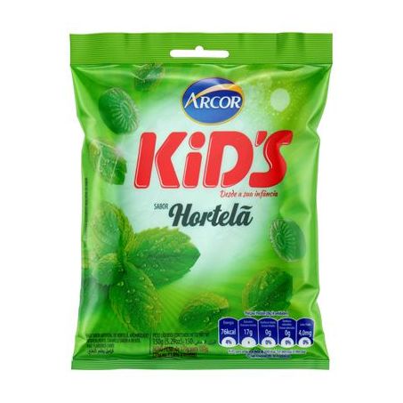 BALA KIDS ARCOR HORTELA 150G