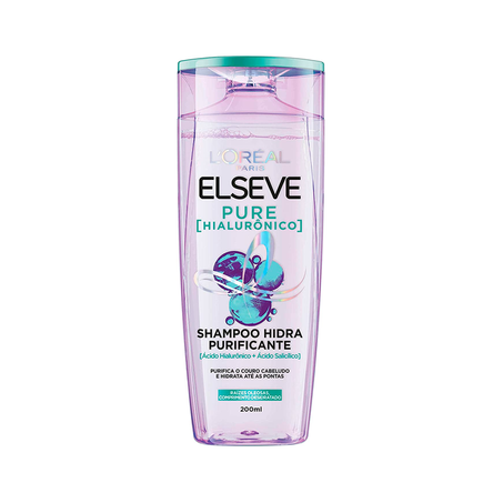 SHAMPOO ELSEVE 200ML PURE HIALURONICO
