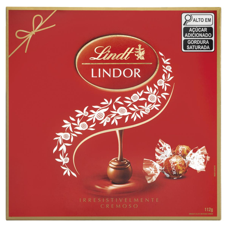 CHOC.LINDT LINDOR AO LEITE 112