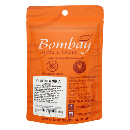 Pimenta Siria Bombay em Pó 30g 360-1