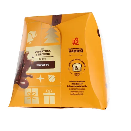 Panettone Bauducco Mousse de Chocolate Caixa 450gr 360-28