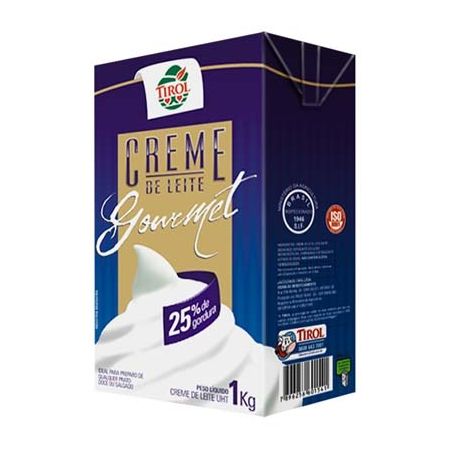 CREME DE LEITE TIROL GOURMET 1L