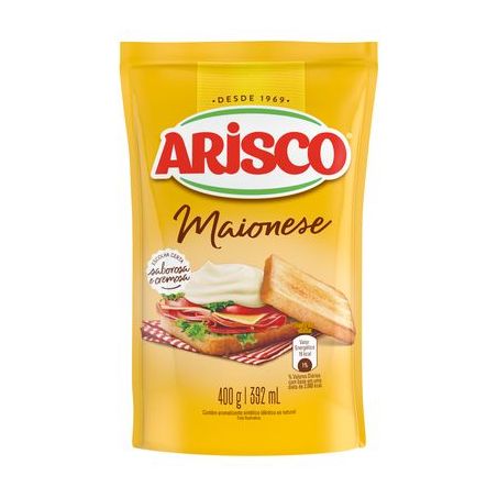 MAIONESE ARISCO SACHE 400G