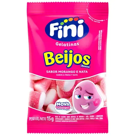 Bala fini beijos 15g