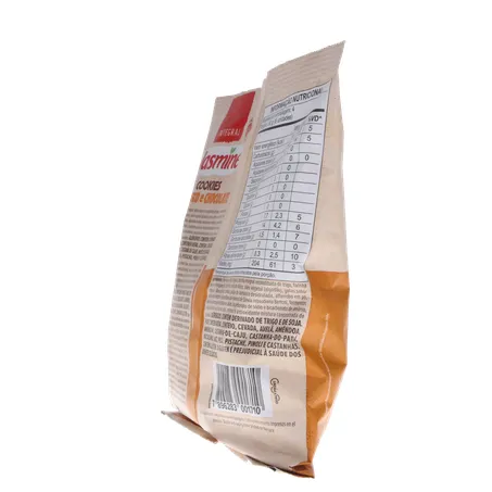 BISCOITO JASMINE COOKIES ZERO AÇÚCAR DAMASCO C/CHOCOLATE 120G 360-25