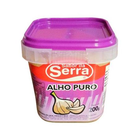 Alho Puro Sabor Da Serra Pote 200g
